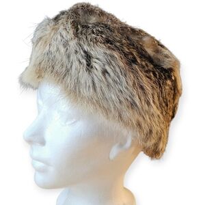 ✨ Vintage Favor Fur Hat – Light Brown | Size Small | EUC